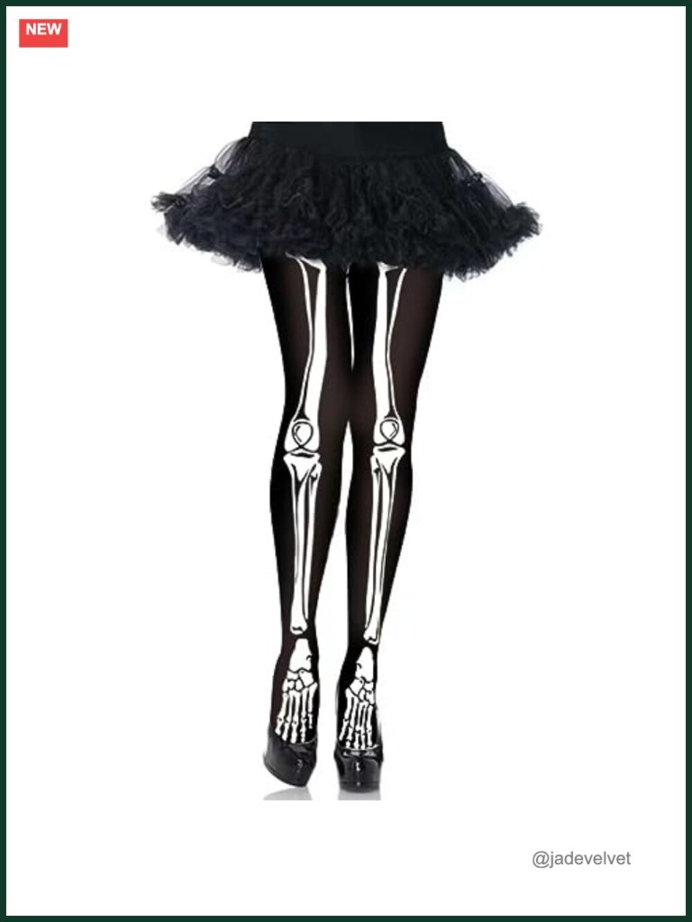Skeleton Tights Zombie Legging with Feet Halloween Cosplay Costume